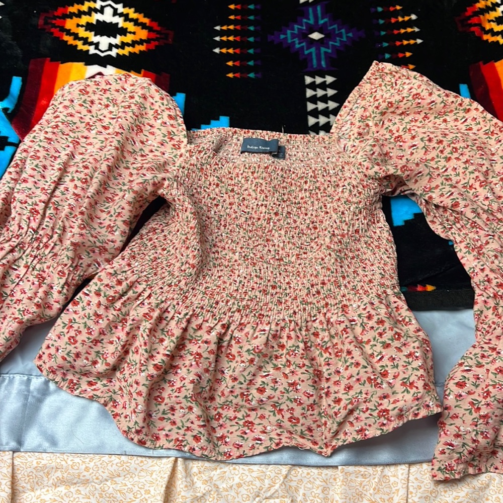 Floral Peasant Blouse